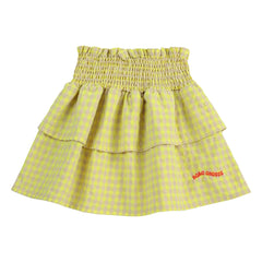Bobo Choses - Falda de cuadros vichy | Amarillo