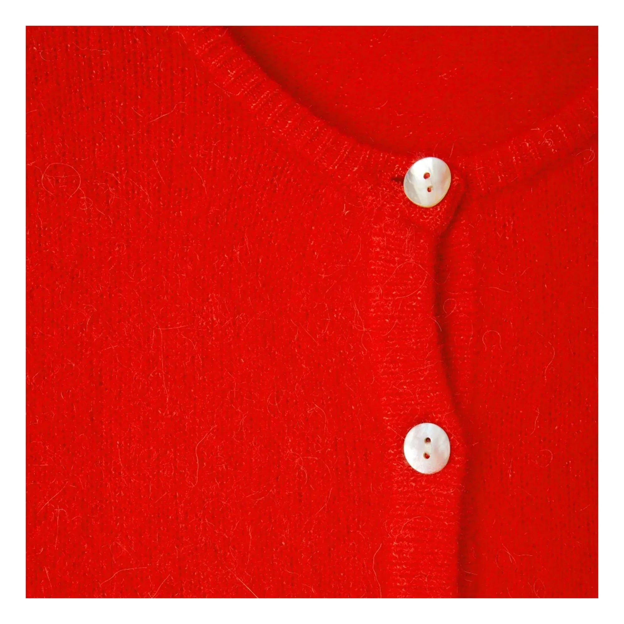 American Vintage - Chaleco de alpaca y lana Vitow | Rojo