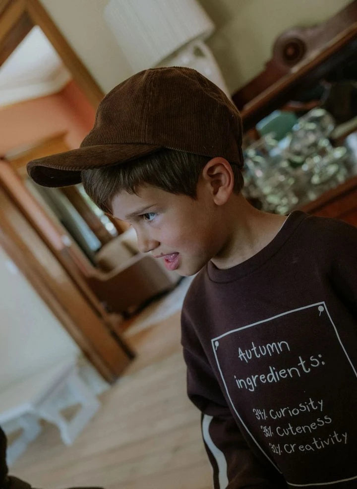 Fliink - Sudadera de Algodón Orgánico Alvin Otoño | Marrón