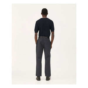 Noyoco - Pantalones de lino Detroit | Azul oscuro