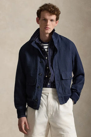 Chaqueta corta de lino Polo Ralph Lauren para hombre