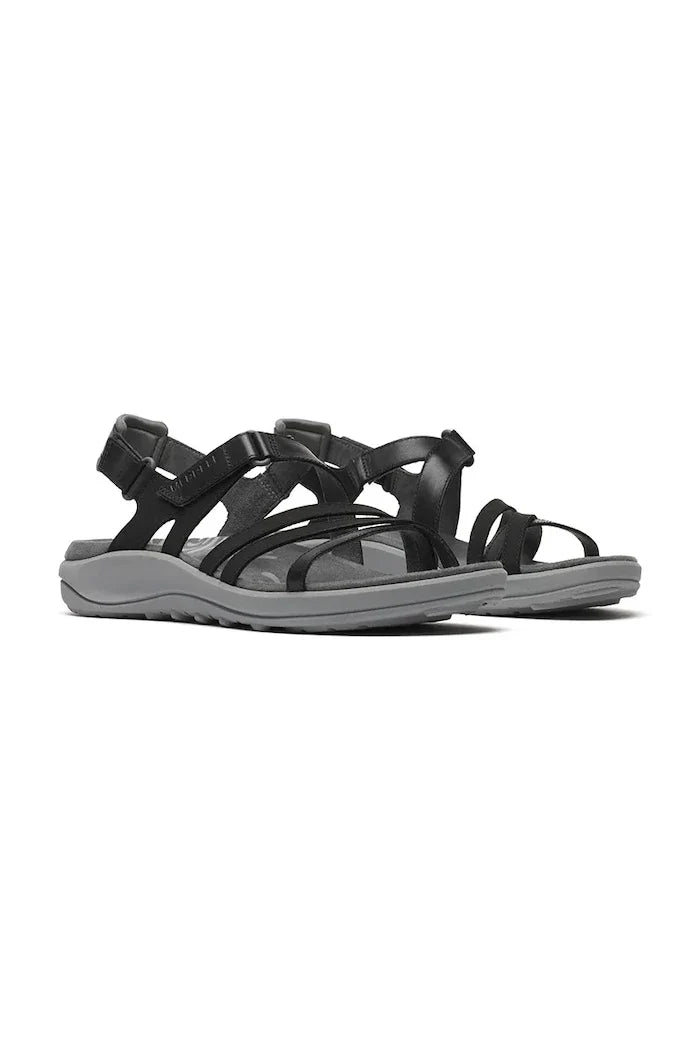 Merrell sandalia de cuero para mujer con talón abierto HARBOR BACKSTRAP
