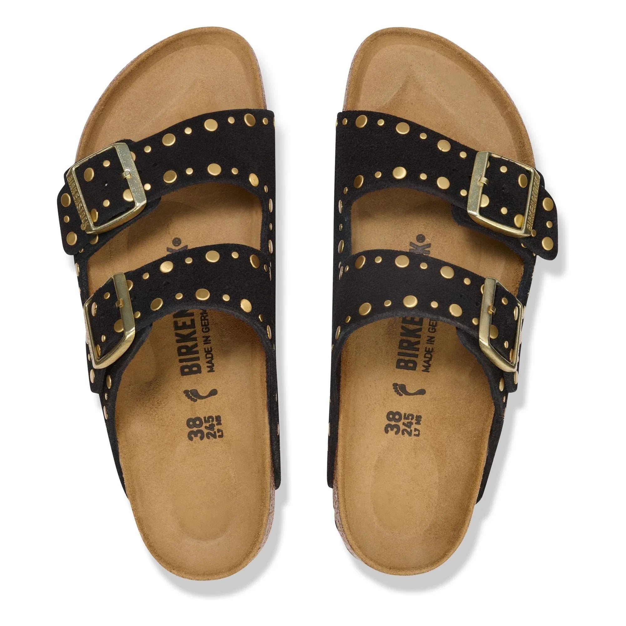BIRKENSTOCK - Sandalias Arizona Remache Suecia | Negro