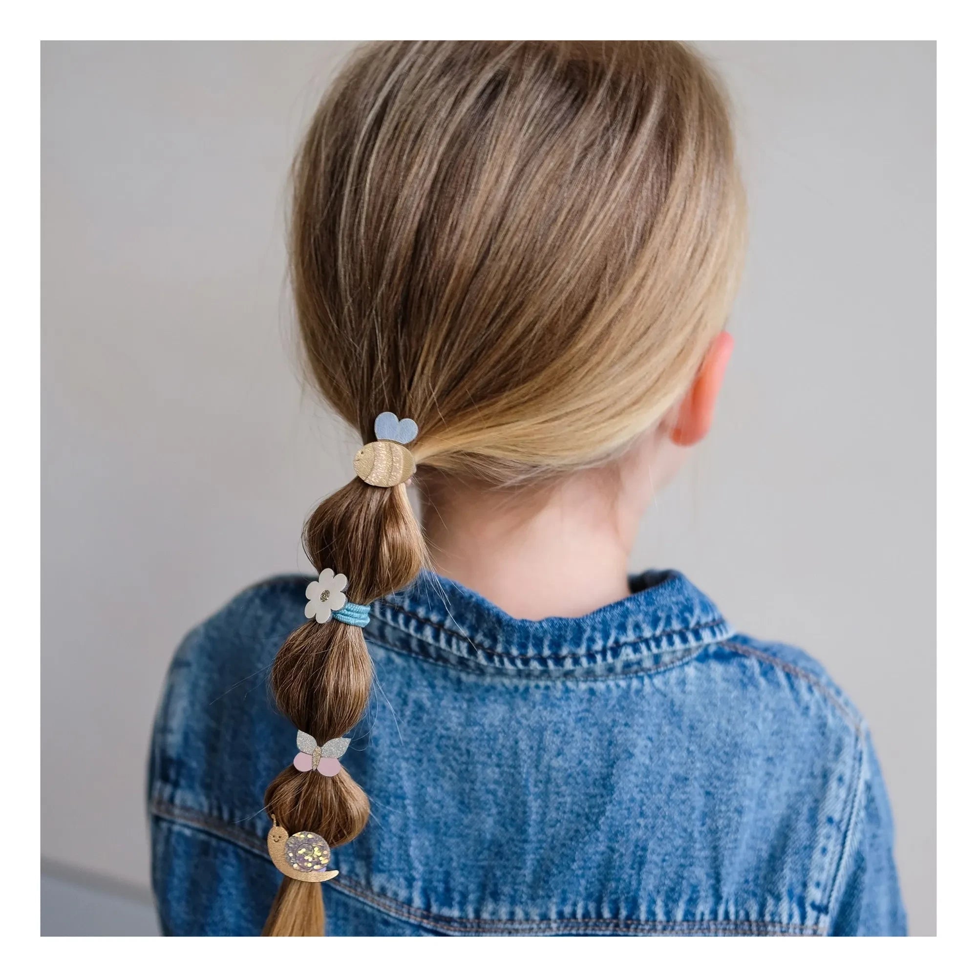 Mimi & Lula - Set de 5 horquillas mini abeja | Lila