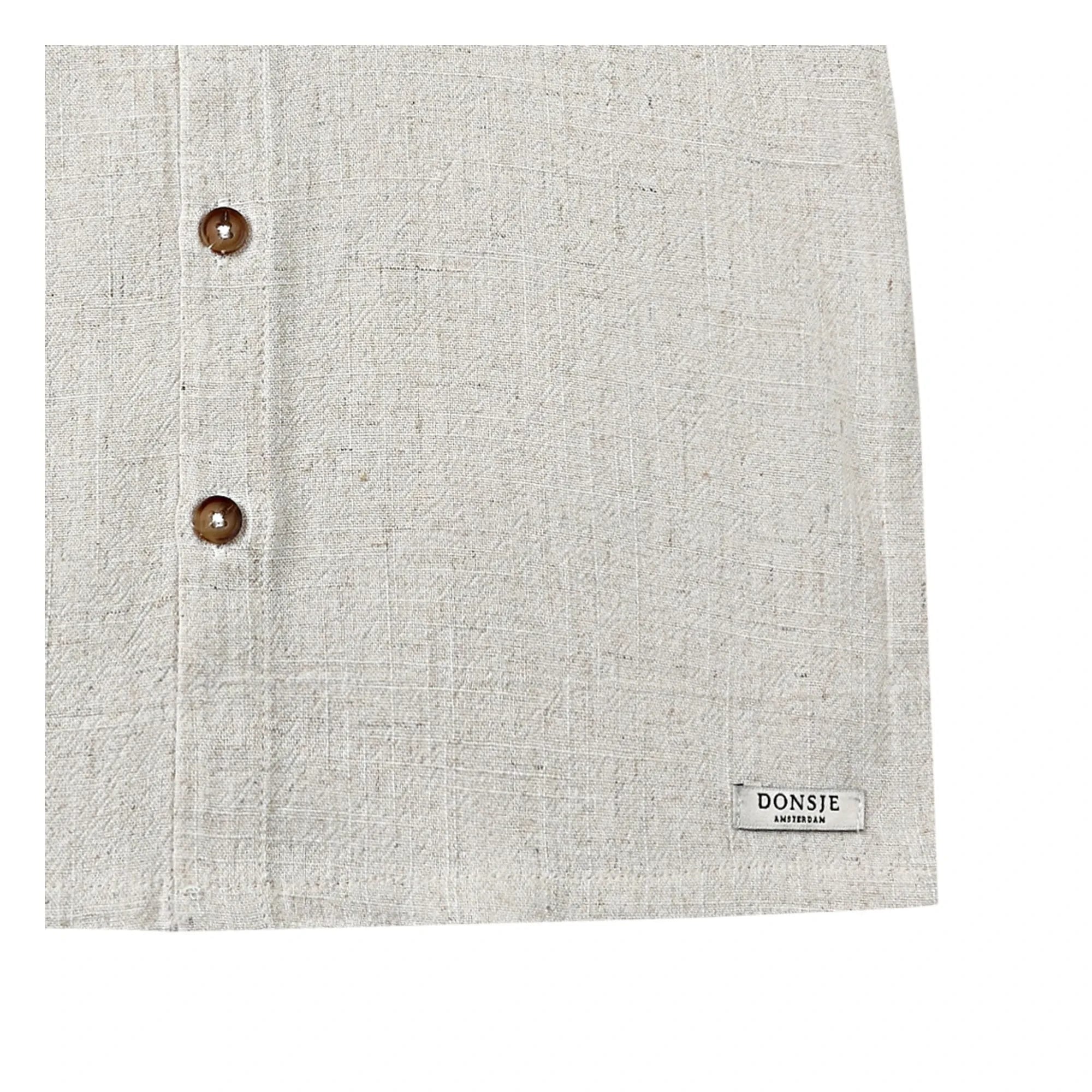 Donsje - Camisa de lino Brammie | Heather White