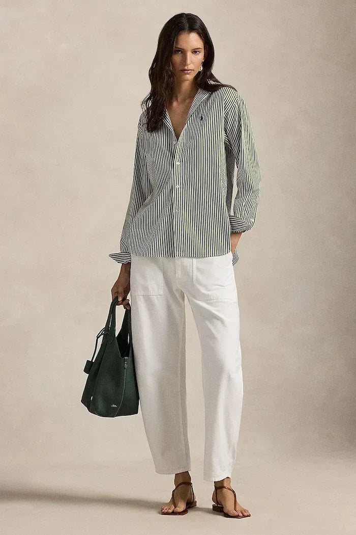 Polo Ralph Lauren Camisa de algodón para mujer