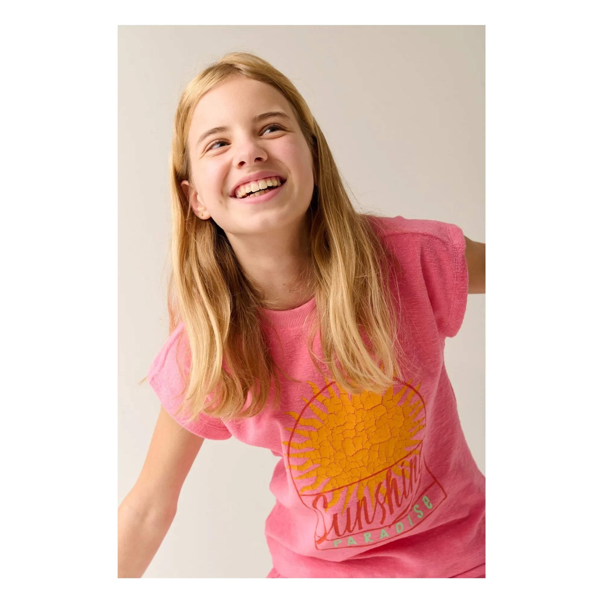 Tumble N'Dry - Anapolis camiseta de toalla de algodón orgánico | Rosa
