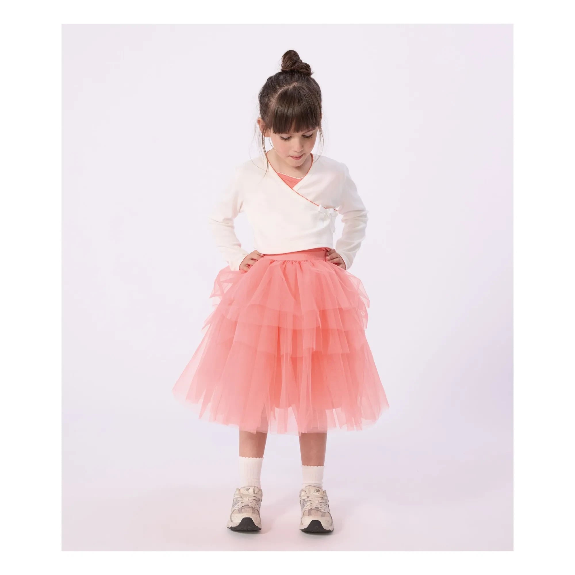 Petit Bateau - Falda de tul | Coral