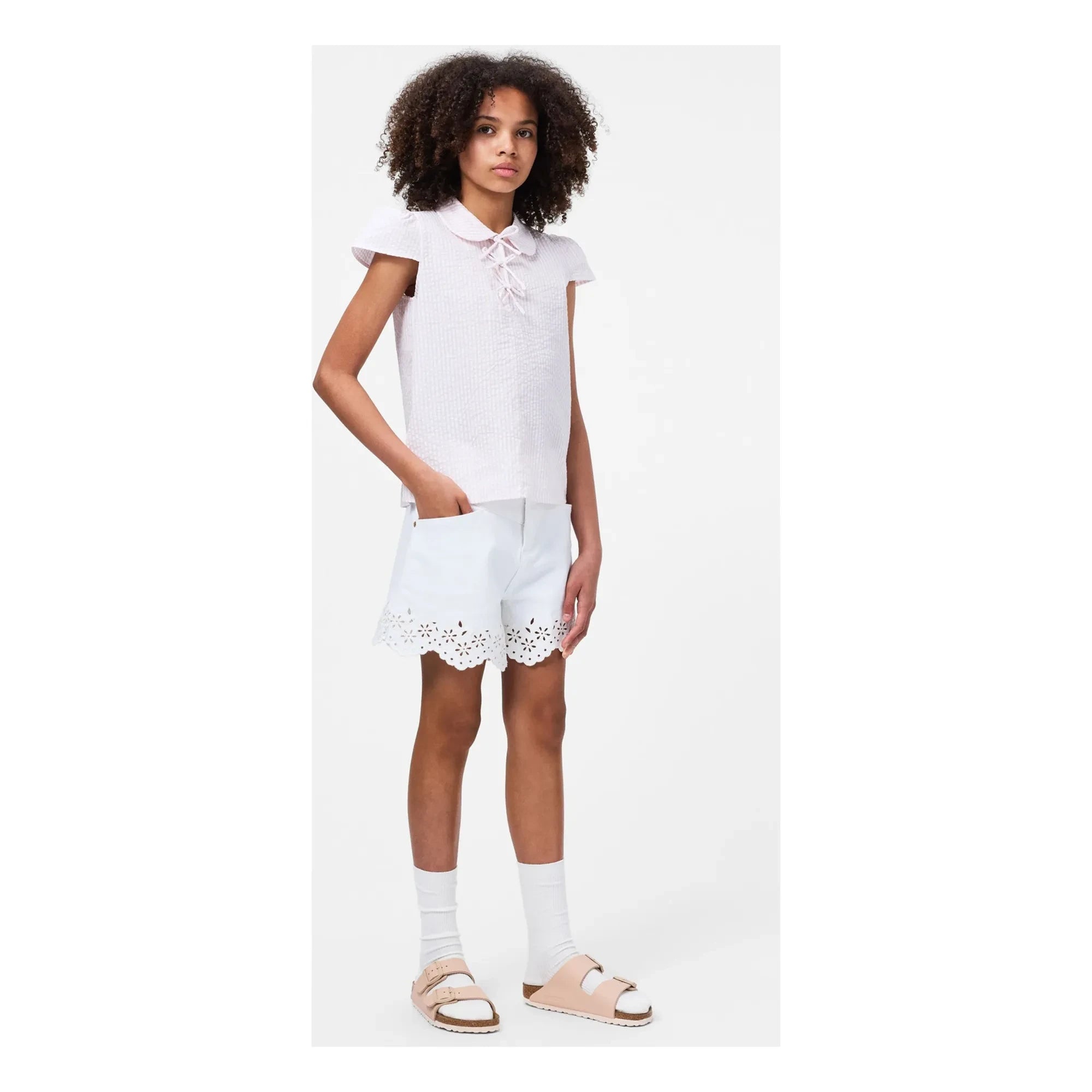 Molo - Adalyn Pantalones Cortos de Mezclilla | Blanco