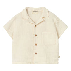 Cozmo - Abel Camisa de Gasa de Algodón | Crema
