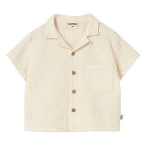 Cozmo - Abel Camisa de Gasa de Algodón | Crema