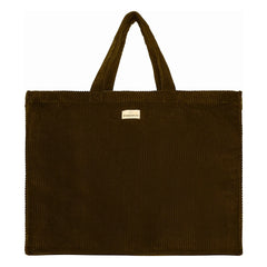Gabrielle Paris - Bolsa de fin de semana de terciopelo | Verde oliva