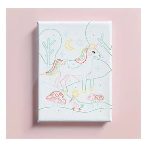La Petite Épicerie - Pintura por números para niños - Unicornio y Piou
