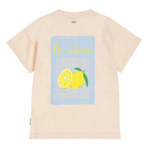 Tumble N'Dry - Camiseta oversize Lemons Algodón orgánico | Melocotón
