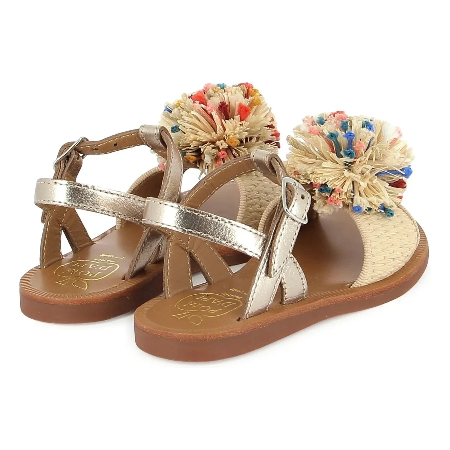 Pom d'Api - Sandalias Ponpon | Crema