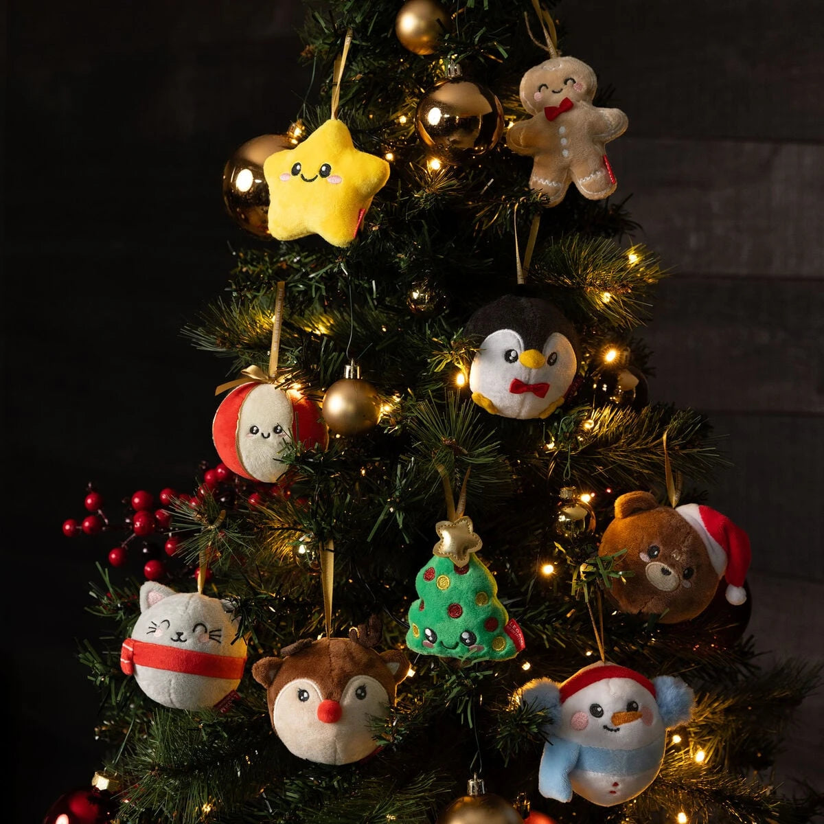 Legami - Juguete de Peluche Decoración Navideña - Reno - Oh-Oh-Ohrnaments