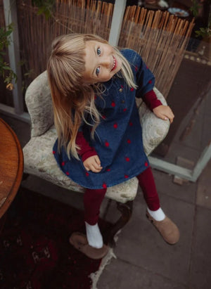Fliink - Vestido de Denim Donna | Azul Oscuro