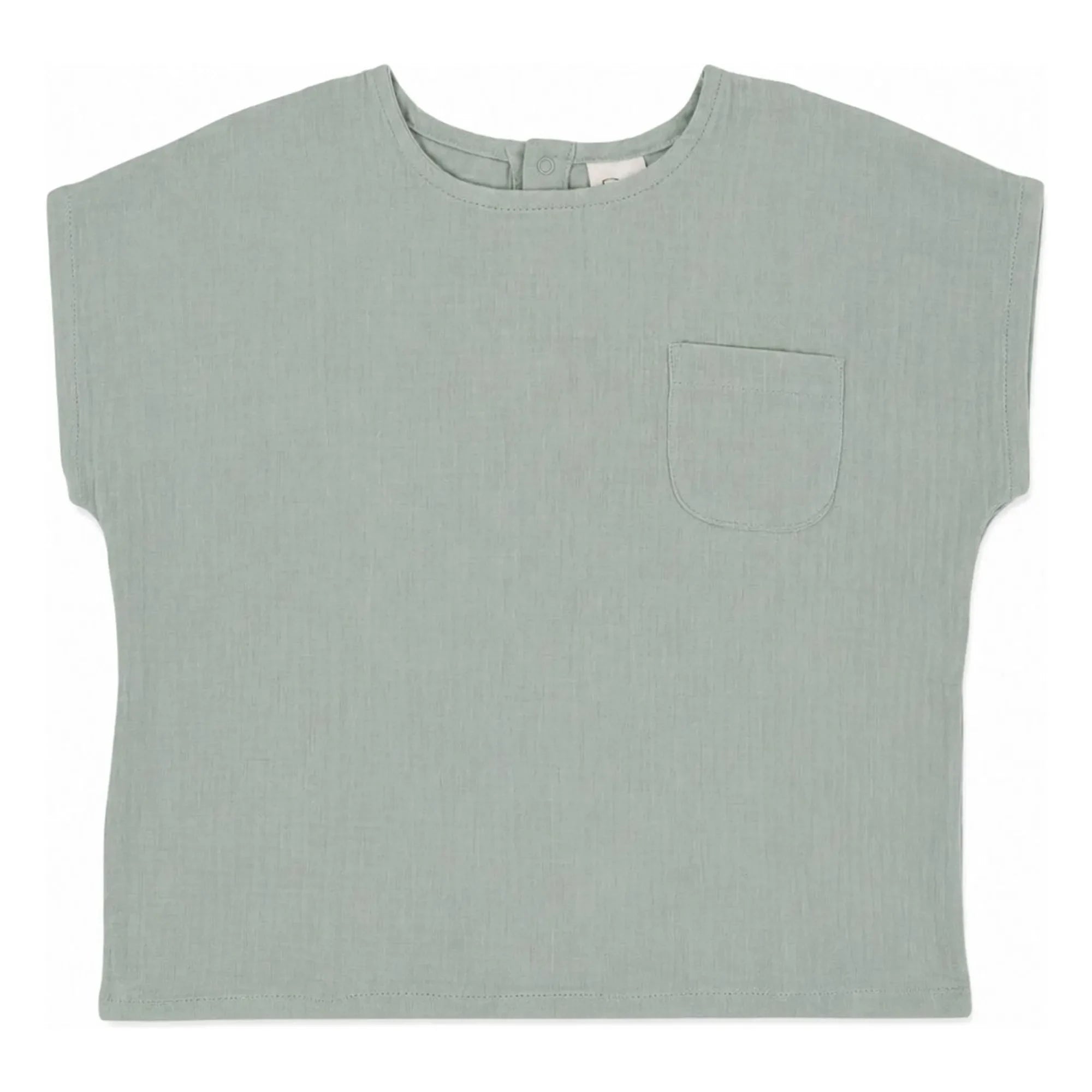 THE LiTTLE POETS - Camiseta de algodón orgánico Natalia | Verde almendra