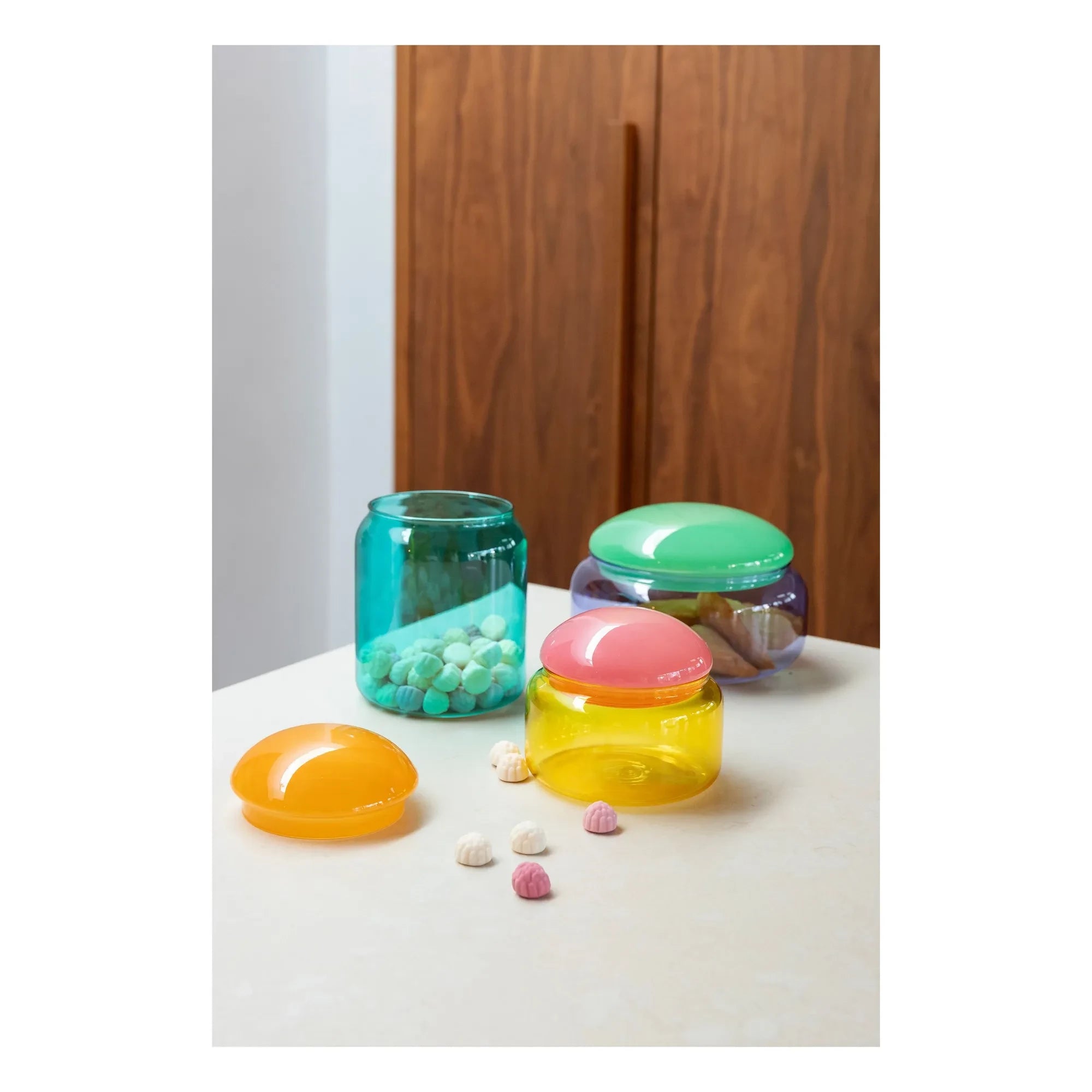 &Klevering - Tarro de cristal Puf | Lila