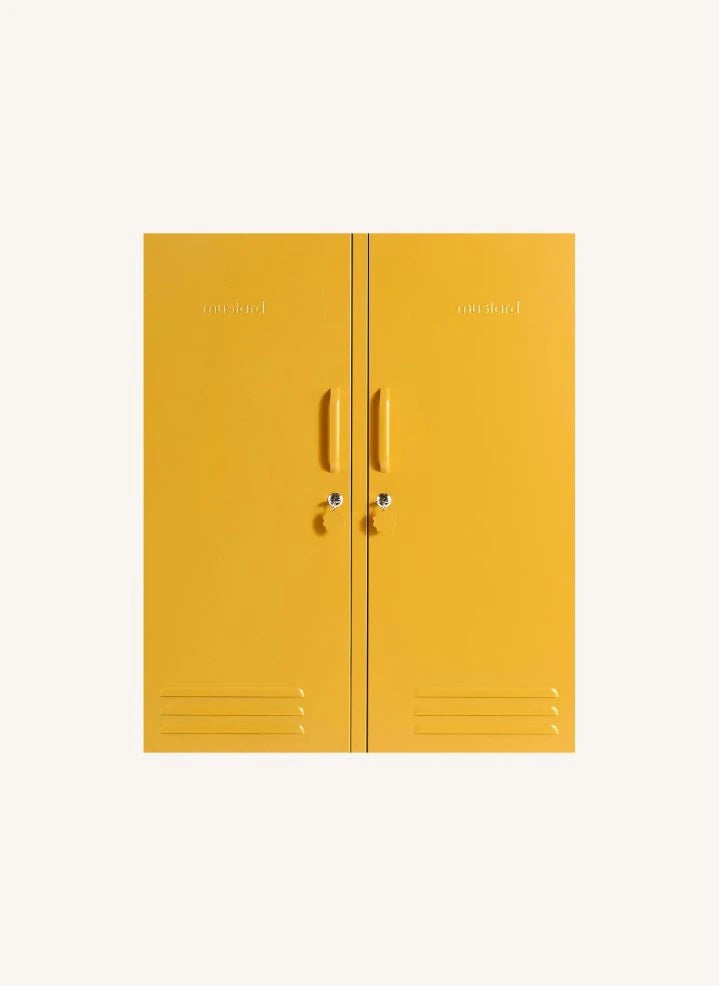 Mustard Made - Unidad de Almacenamiento Midi Metal | Amarillo claro