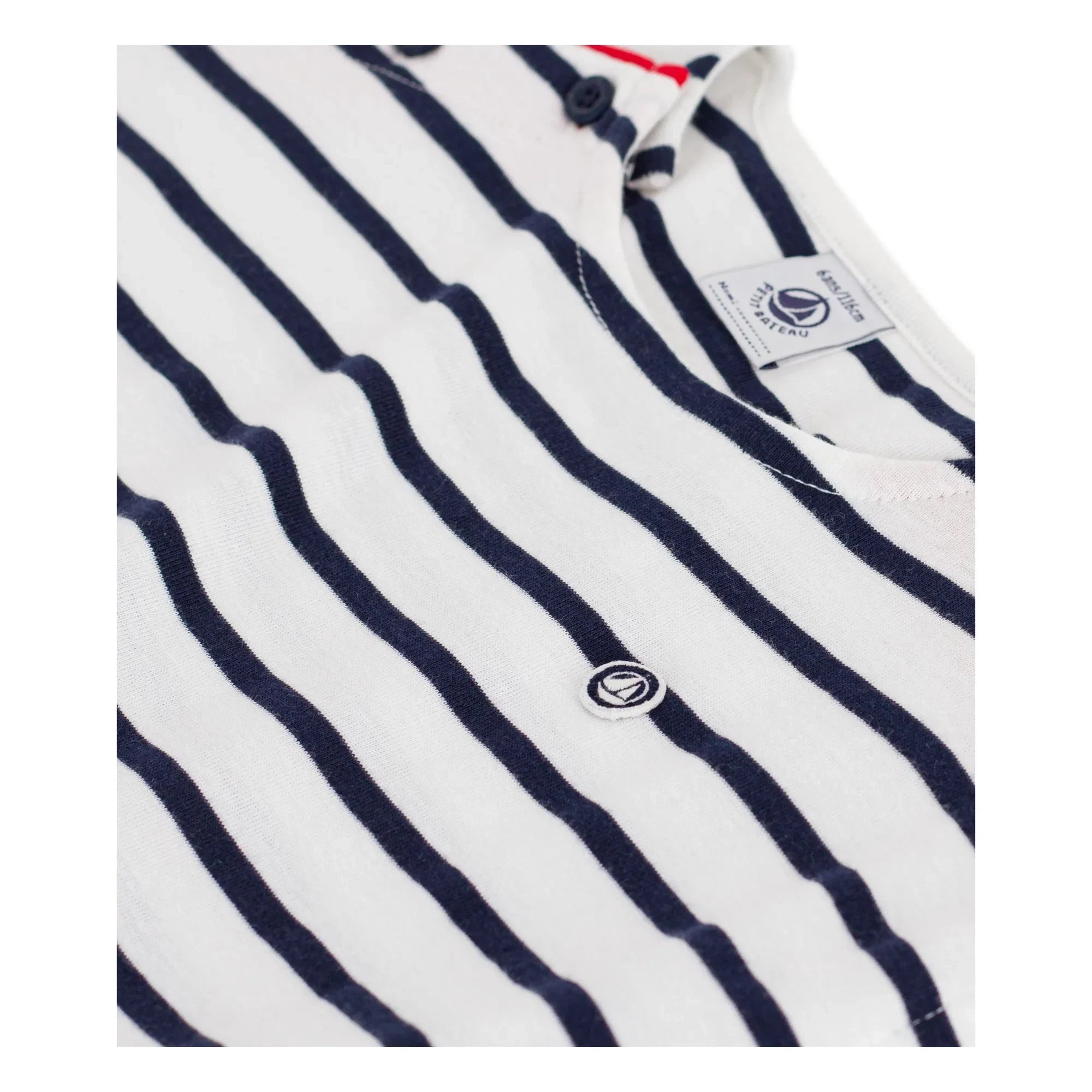 Petit Bateau - Vestido sin mangas a rayas | Blanco