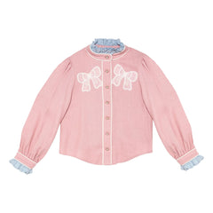 Tutu du Monde - Blusa Sweet Memory Nudos | Rosa