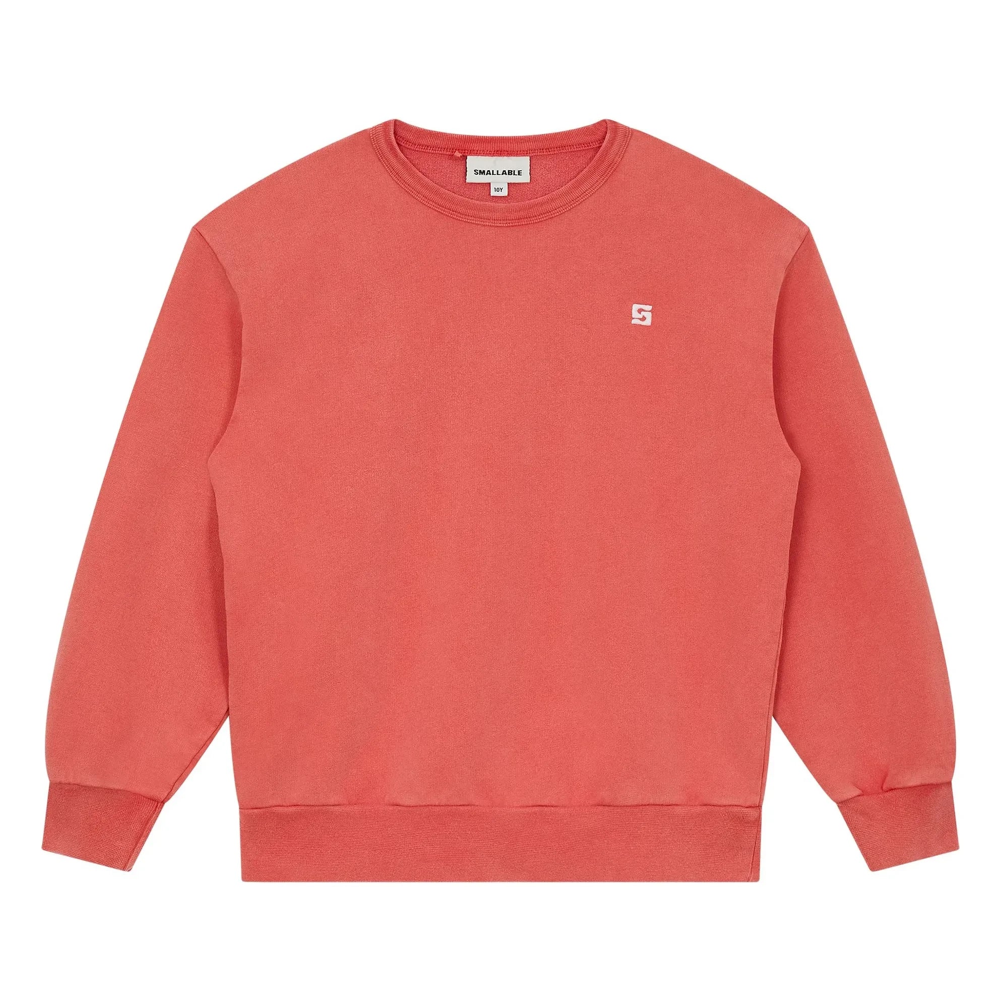 Smallable Kid - Sudadera de algodón orgánico Arlo | Rojo oscuro