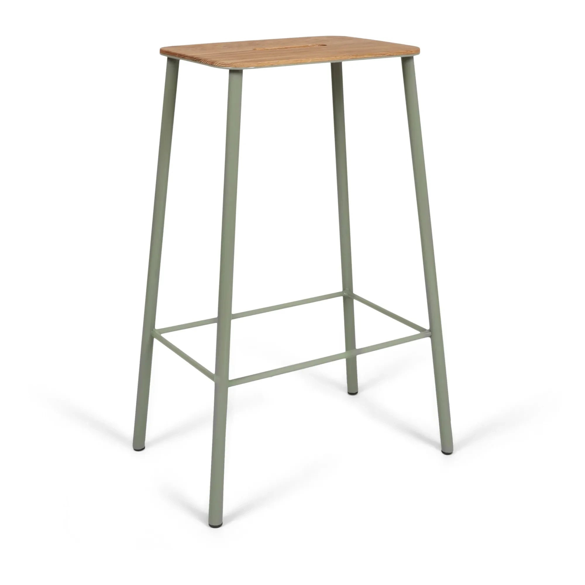 Frama - Tabure Adam Nyboder, Asiento de Madera | Verde
