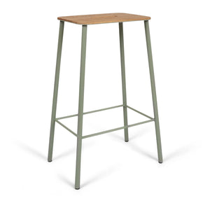 Frama - Tabure Adam Nyboder, Asiento de Madera | Verde