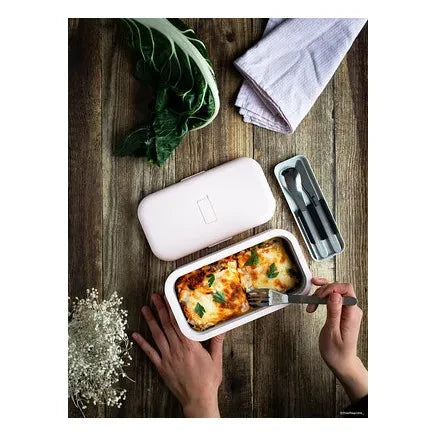 Monbento - MB Slim Box Cubertería de Bolsillo de Acero Inoxidable | Negra