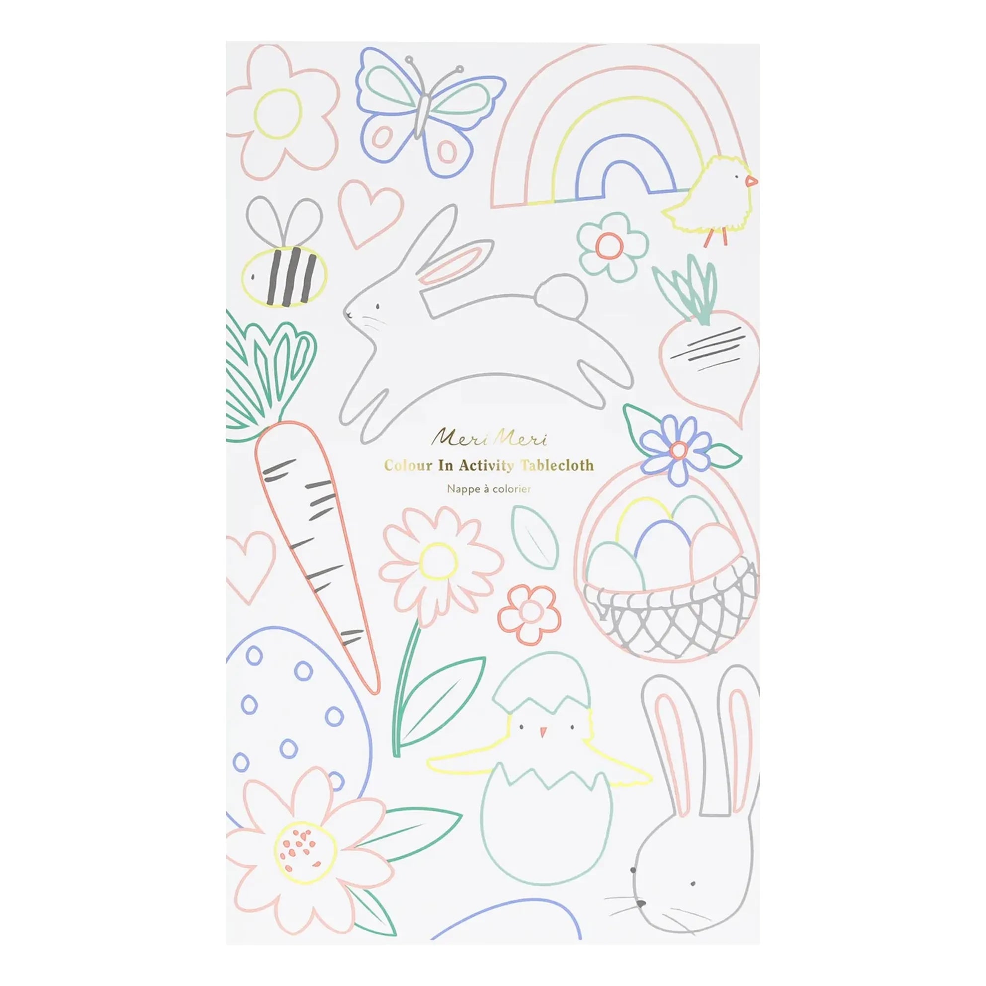 Meri Meri - Mantel de Pascua, para colorear