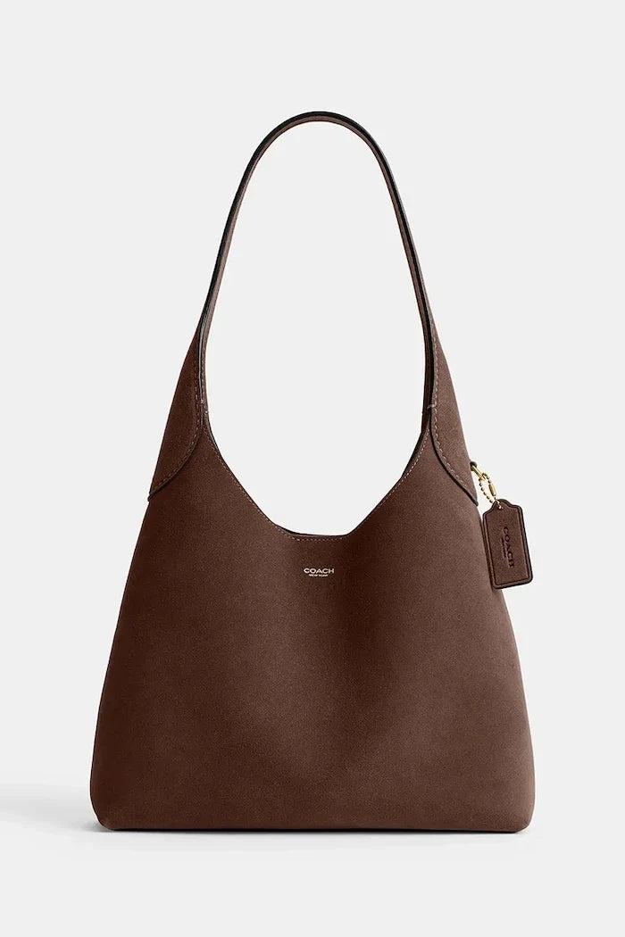Bolso de hombro Brooklyn de ante para mujer Coach 28