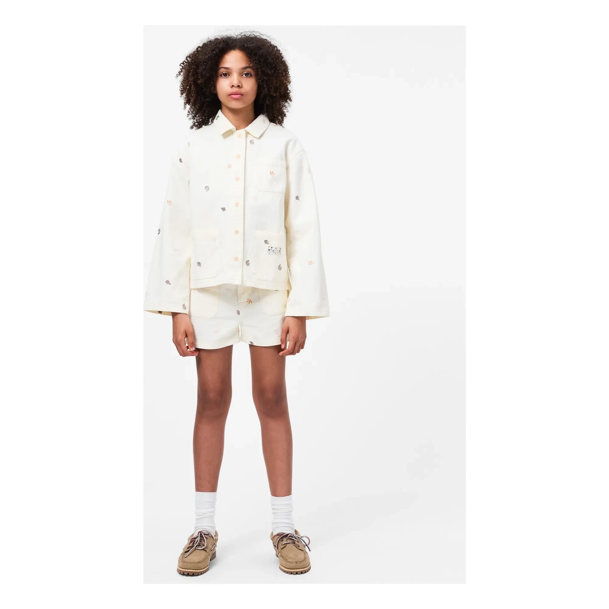 Molo - Short Amanda Coquillages Algodón Orgánico | Crudo