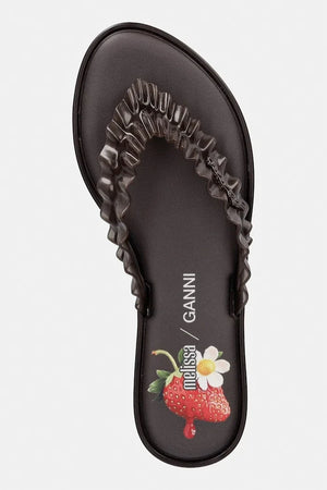 Chanclas Melissa Slim + Ganni AD para mujer