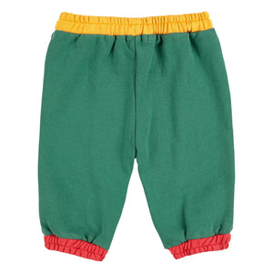 Bobo Choses - Jogger de algodón orgánico color block | Azul marino