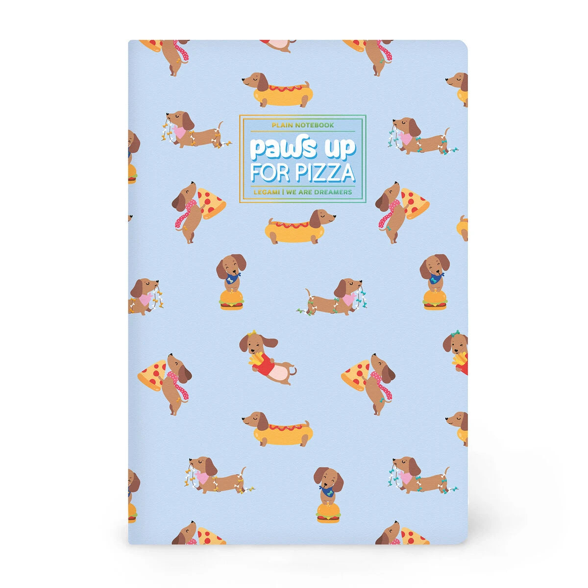 Legami - Çizgisiz A5 Defter - Resimli Sert Kapak - Köpek