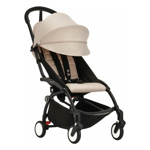 Stokke® - Cochecito completo YOYO³ Bonpoint 0+ y 6+ chasis negro | Beige