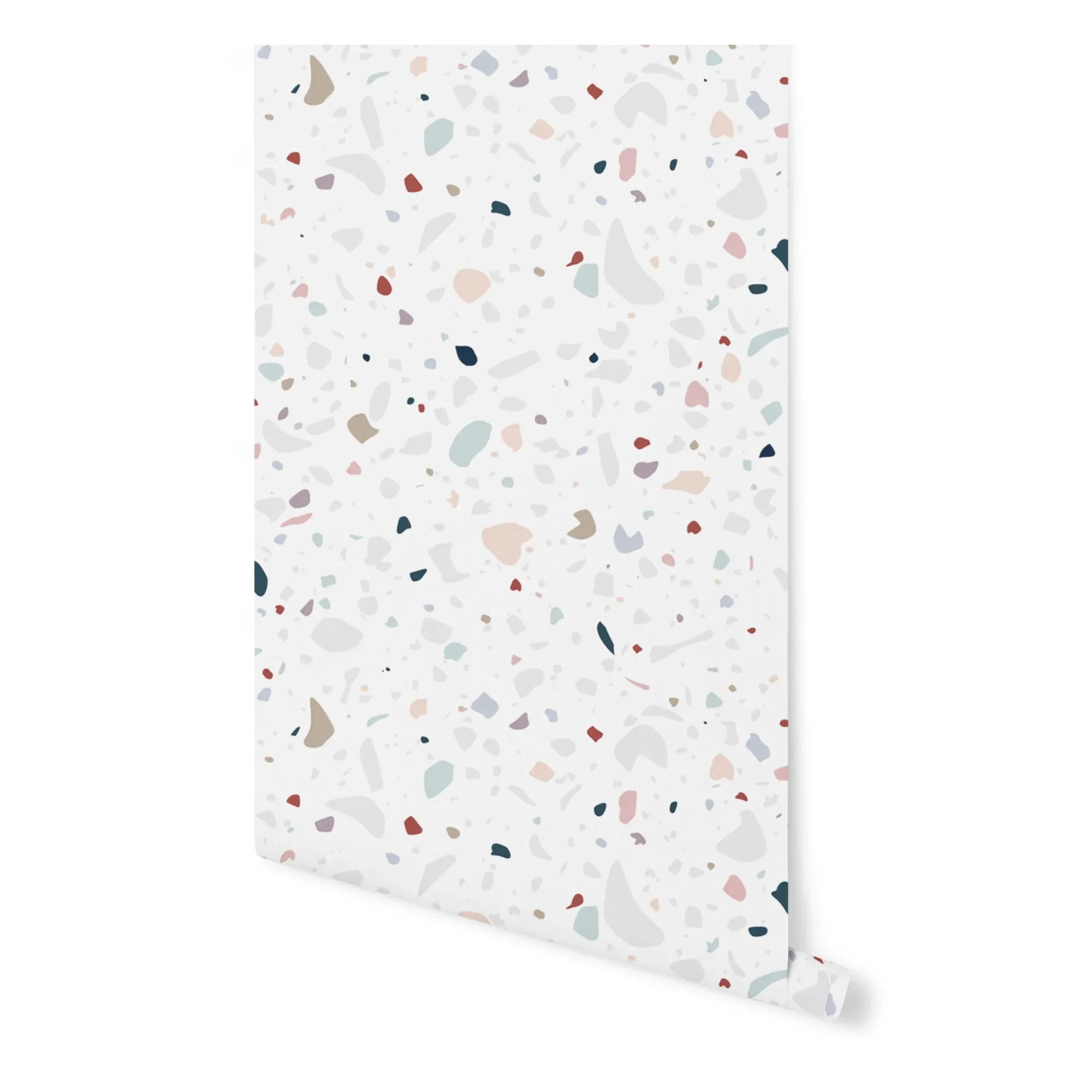 PaperMint - Papel pintado de granito tradicional | Blanco
