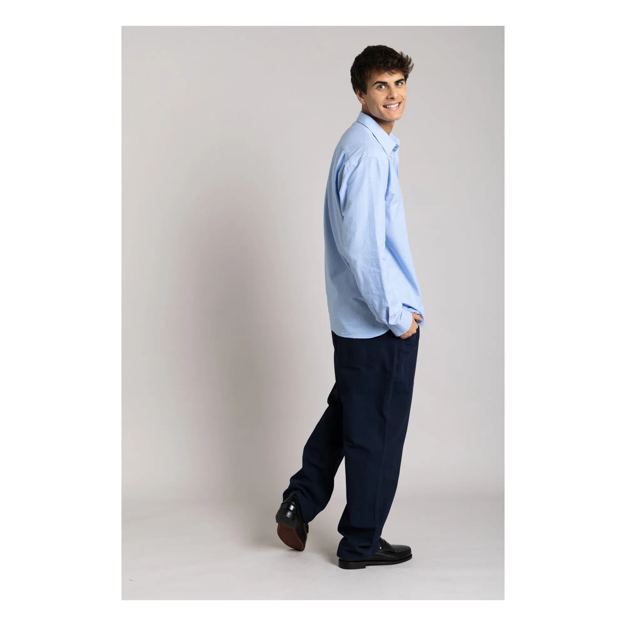 Camisa Oxford Smallable Man - Zola | Azul claro