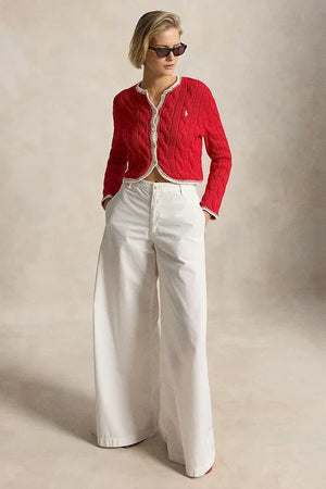 Chaleco Polo Ralph Lauren de Algodón COTTON-SWEATER-CARDIGAN para Mujer