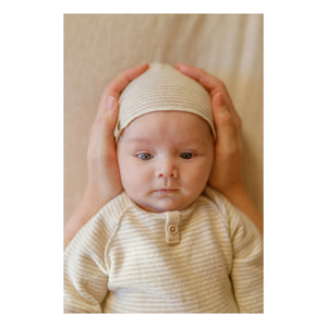 1+ in the family - Honore Çizgili Bere | Bej