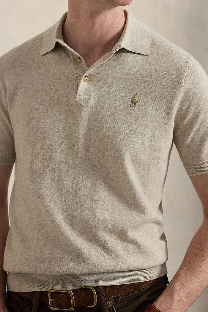 Suelto de Algodón de Manga Corta para Hombre Polo Ralph Lauren