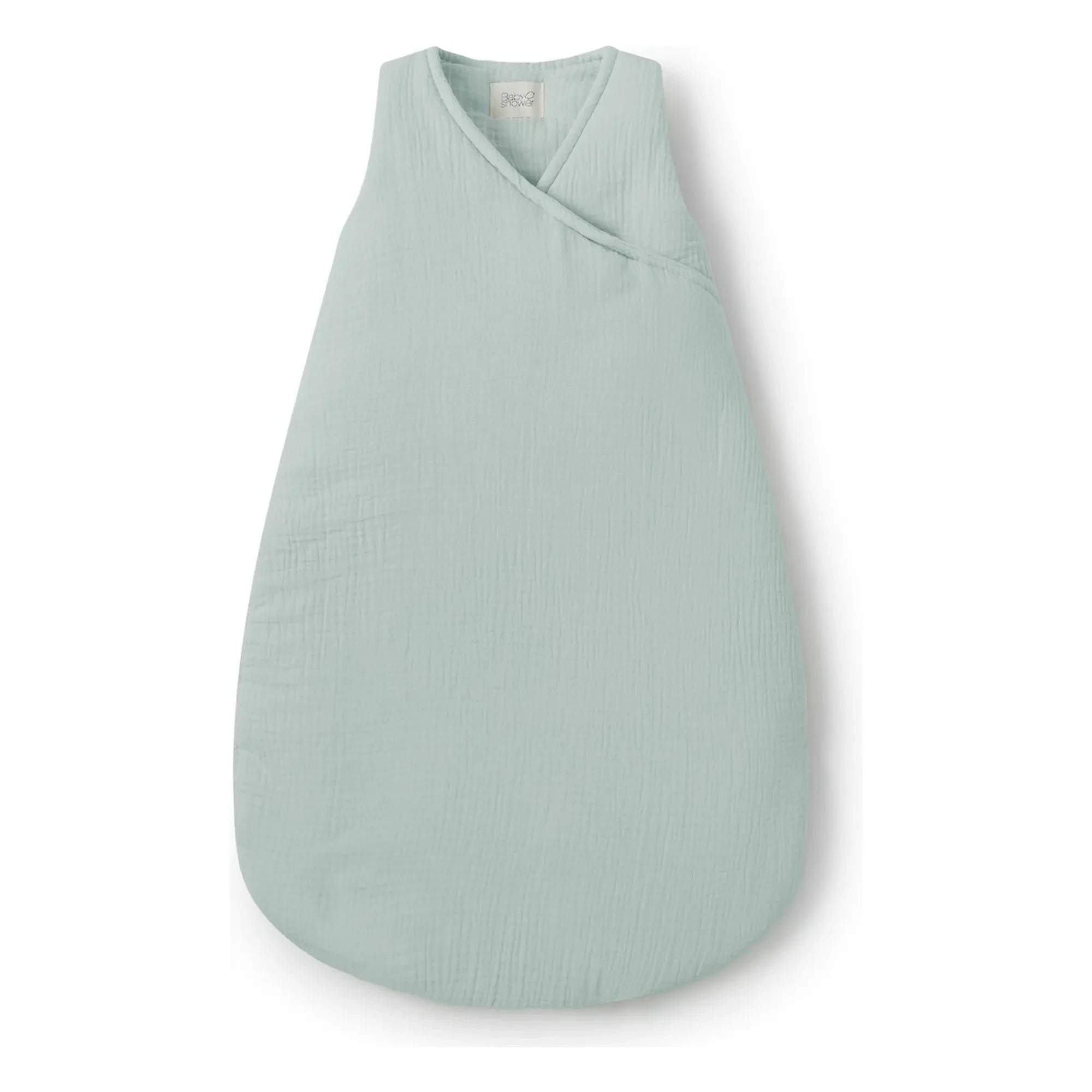 Babyshower - Saco de dormir de gasa de algodón | Azul claro