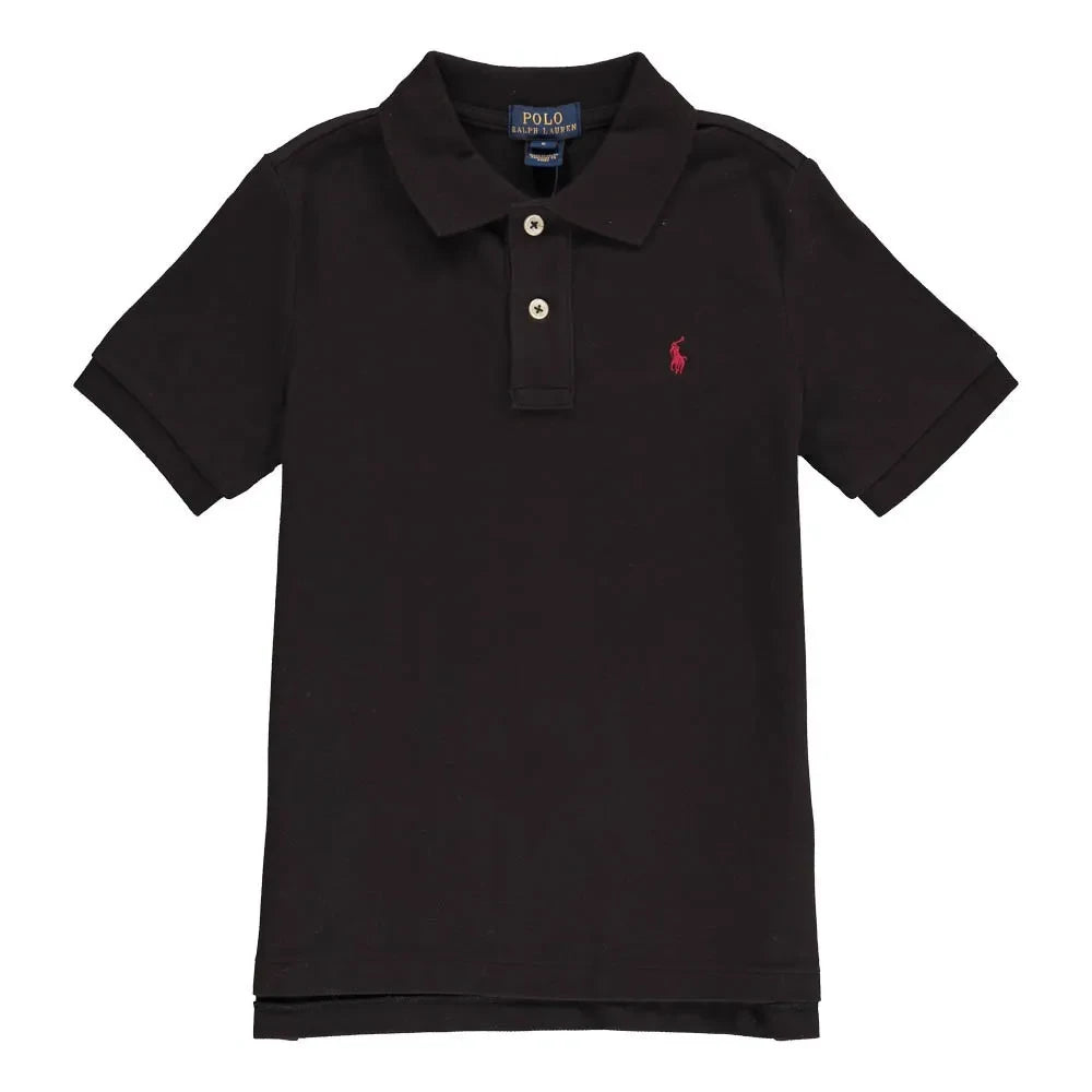 Ralph Lauren - Polo de malla clásico | Negro