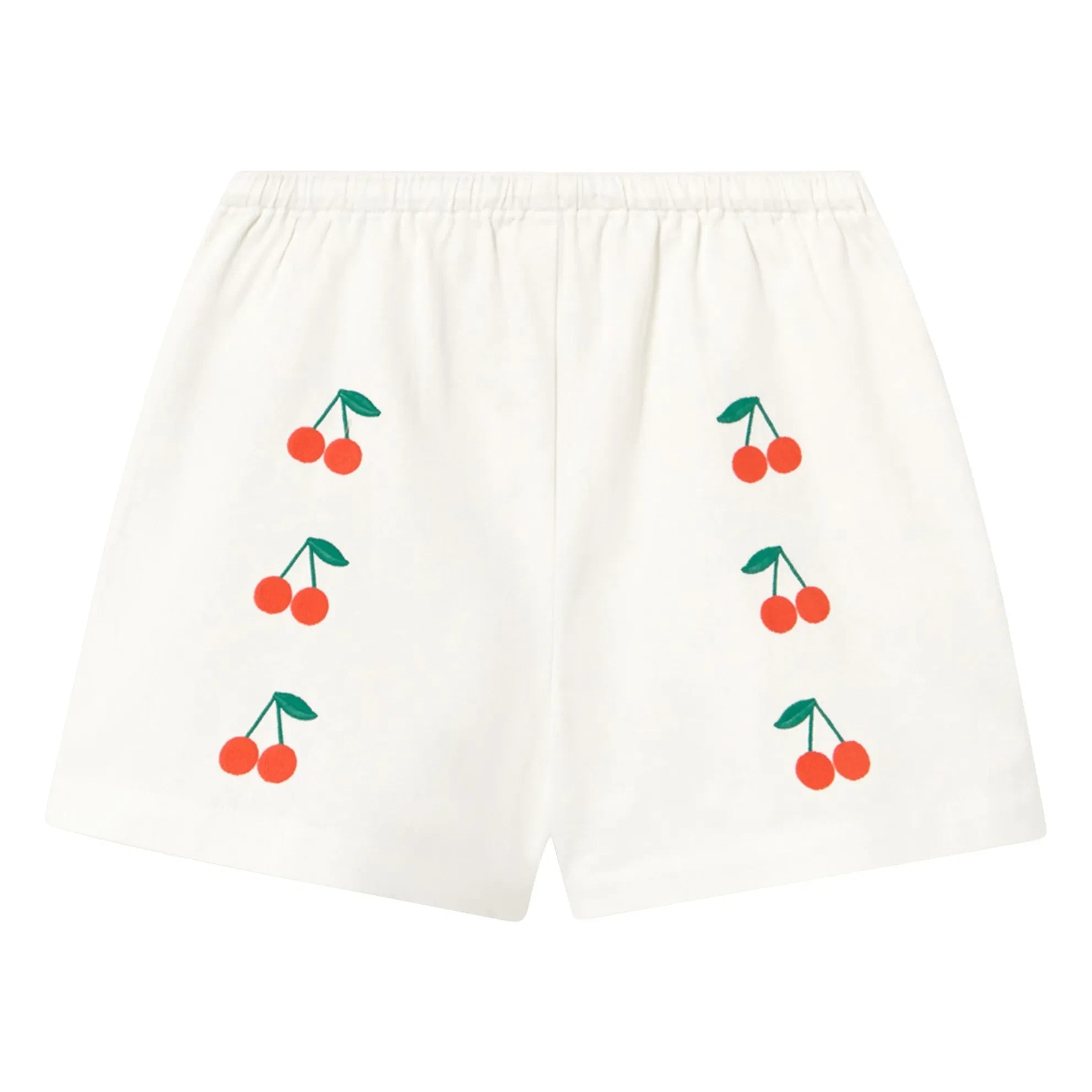 Tinycottons - Twill Cerezas Cortas | Blanco