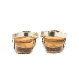 Pèpè - Two Con Me - Sandalias con tiras cruzadas perforadas | Oro