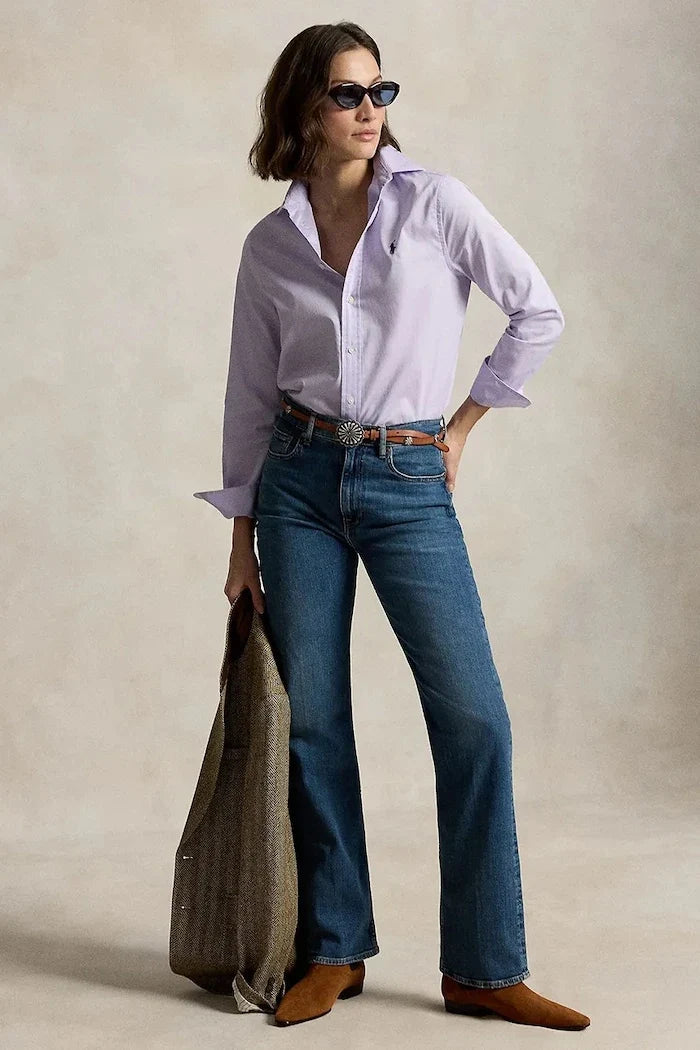 Camisa de algodón Polo Ralph Lauren para mujer