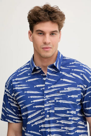 Camisa de algodón para hombre Napapijri G-ELIOR