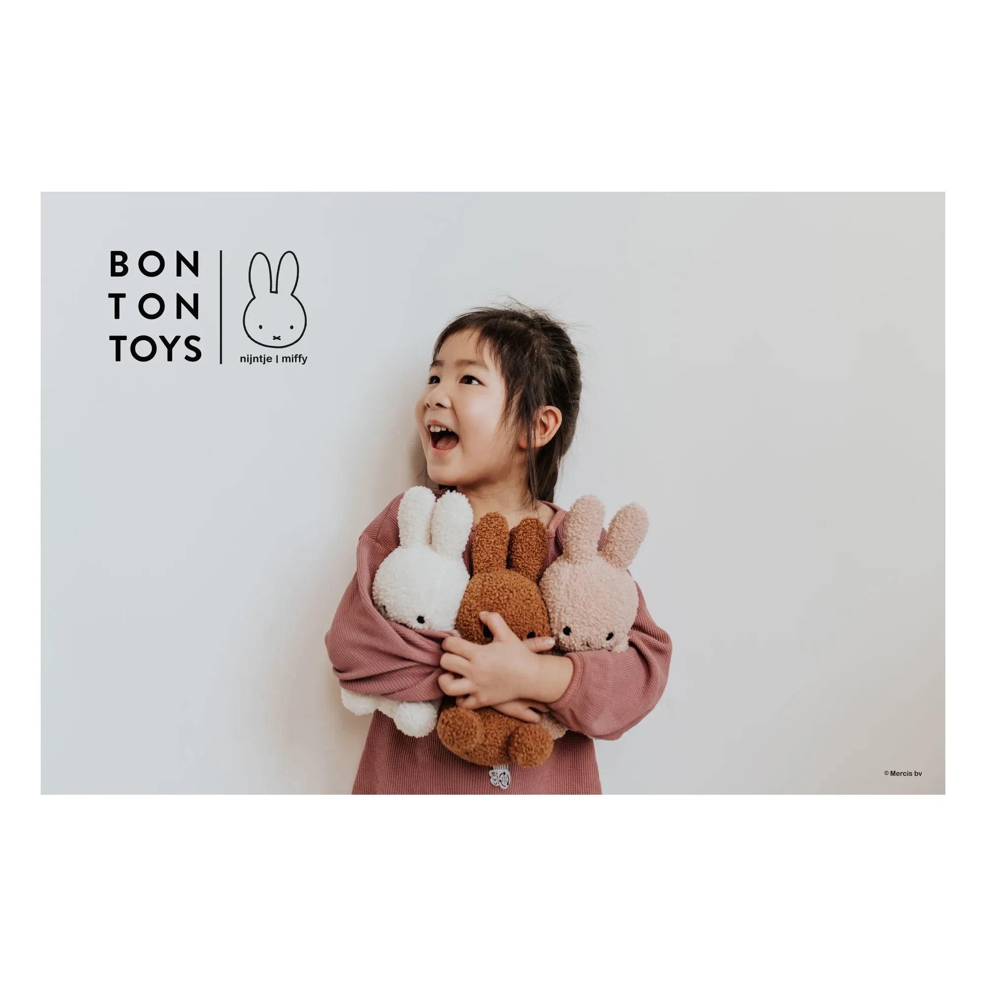 Bon Ton Toys - Miffy, peluche rizado | Crudo