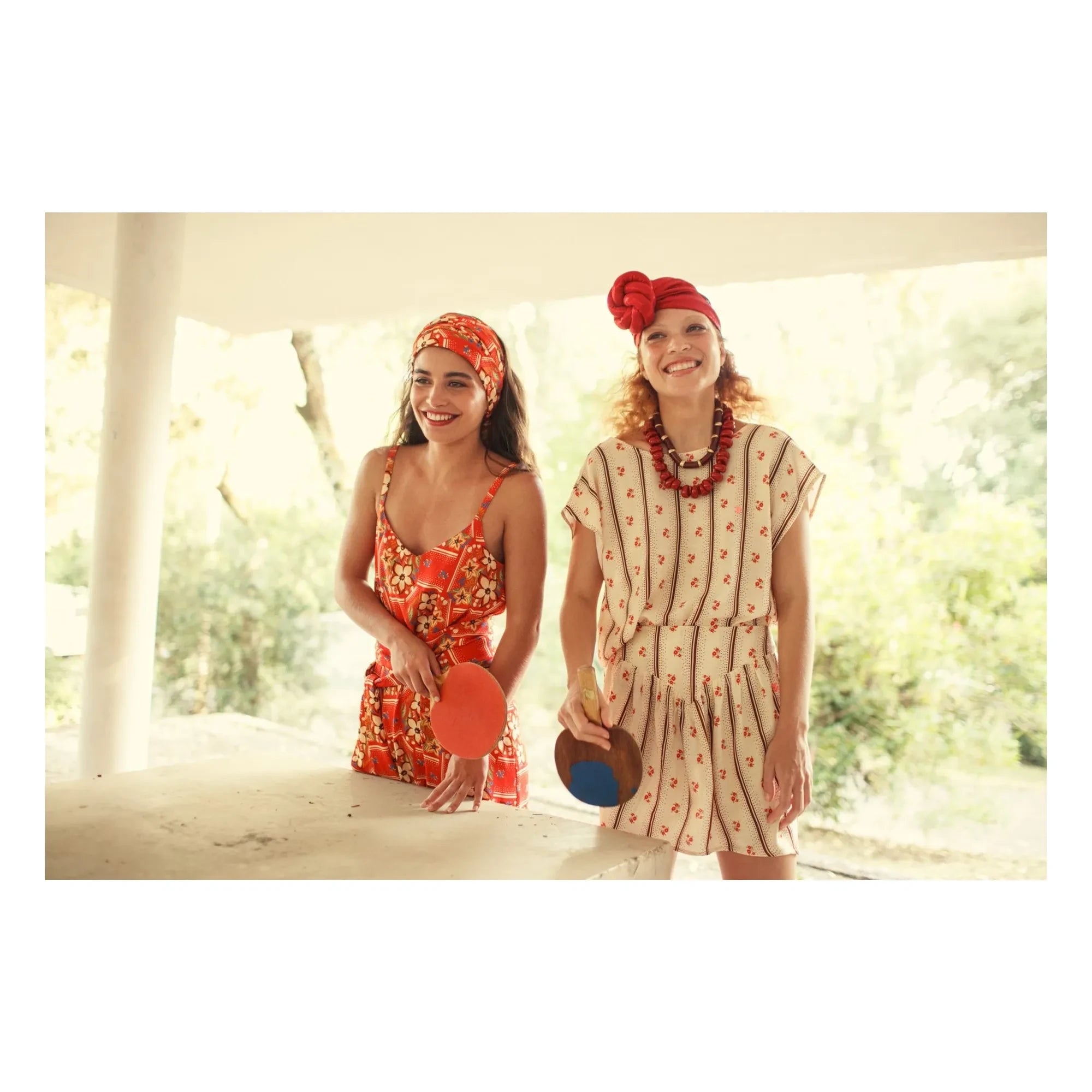 Sisters Department - Falda floral | Crudo